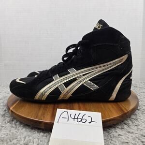 Asics Mens 12 2000 Mosh Black Performance Rare Gym Wrestling Boxing Shoe JL002